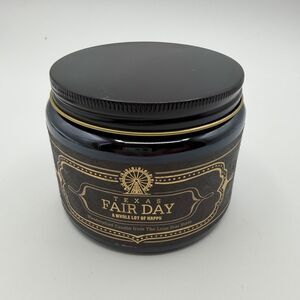 Jackson Vaughn FAIR DAY Texas Jar Candle 16 oz Hand Poured Artisan Gift Caramel